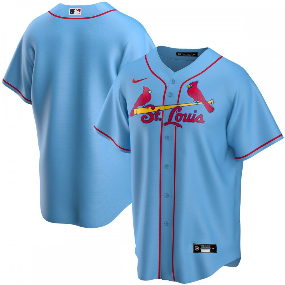 St. Louis Cardinals Youth Alternate Replica Team Jersey - Light Blue-Pro Kit Vault | Brand New 26/27 Sports Jerseys